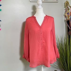 LC Lauren Conrad half-button down blouse size: M mass in Indonesia